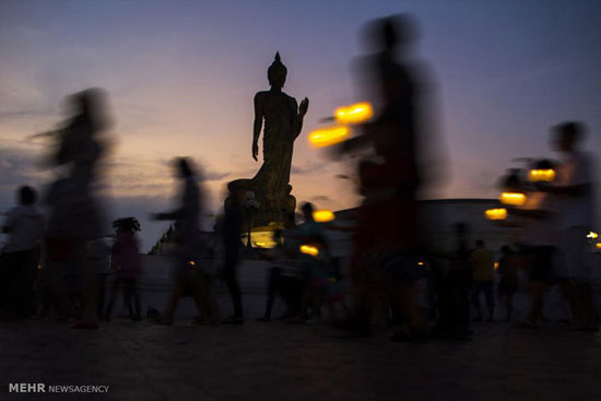 مراسم روز ماخا بوکا در تایلند
