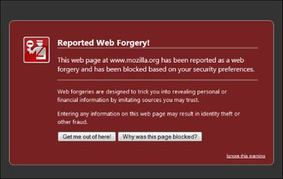 صفحه پیغام مرورگر ,معنی خطاهای وب