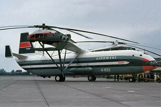 بزرگ‌ترین هلیکوپتر دنیا، شاهکاری بنام میل MI-12