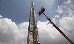اخبار,اخبار گوناگون,ساخت بلندترین برج لگویی,تصاویر بزرگترین برج لگویی
