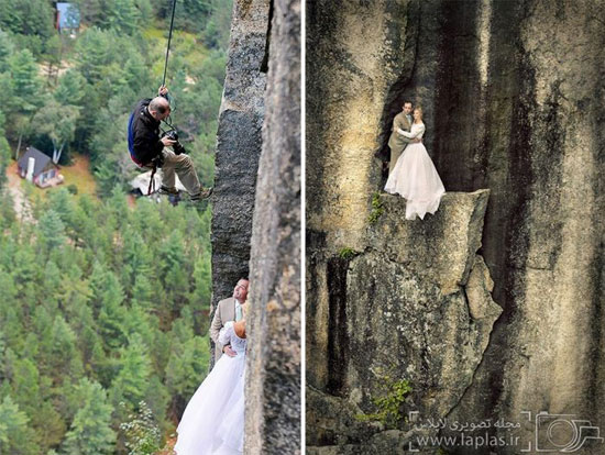 هیجان انگیزترین عکس های عروسی