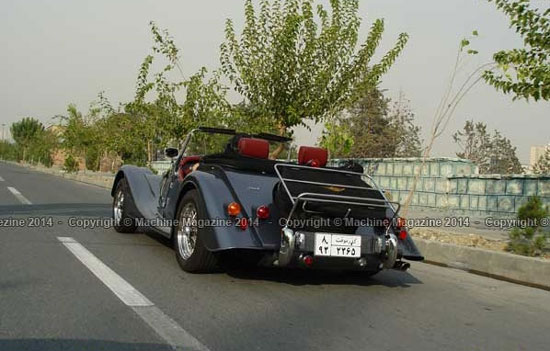 خودروی دست‌ساز انگلیسی در تهران (+عکس)