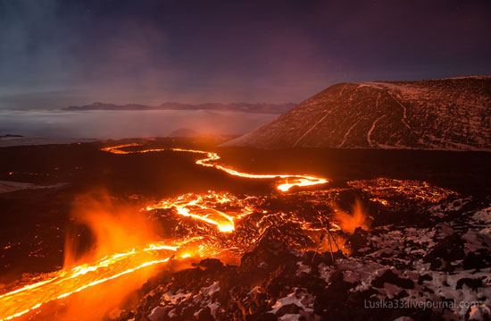 دره دوزخ و آتشفشانی که دو سال است فوران می‌کند