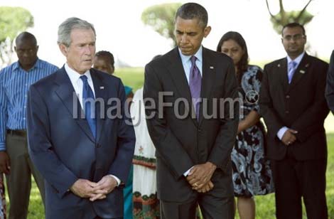 باراک اوباما,جورج بوش