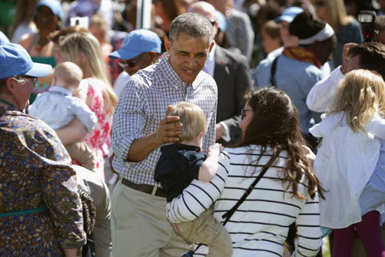 روز شاد باراک اوباما در کاخ سفید +عکس