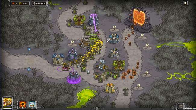 بازی استراتژیکی هجوم به قلمرو پادشاهی Kingdom Rush v2.1