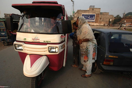 تصاویر/ تاکسی زنان در پاکستان