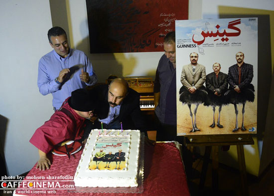 گزارش تصویری از جشن تولد محسن تنابنده در مراسم رونمایی آنونس و پوستر فیلم 