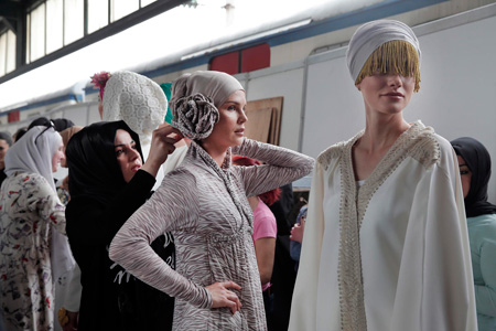 عکس هایی از مدلینگ ها در هفته مد در استانبول,هفته مد بین المللی اسلامی در استانبول