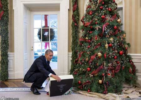 اخبار,اخبار بین الملل,هدیه کریسمس منشی ایرانی به اوباما
