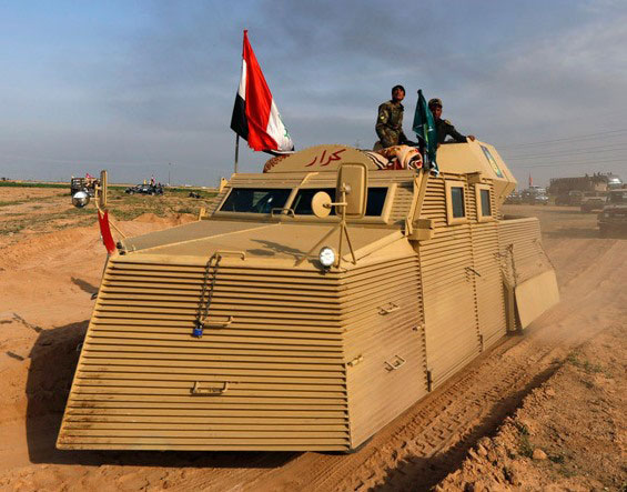 عکس: خودروی عجیب ارتش عراق