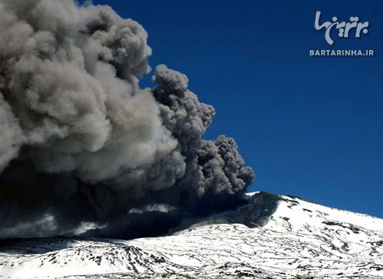 تصاویری بسیار جالب از فعالیت آتشفشان