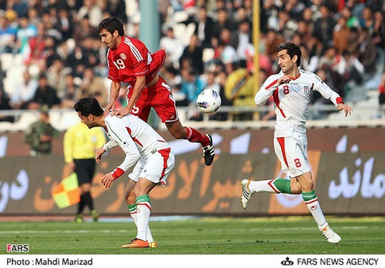 تصاویر: دیدار تیم های فوتبال ایران و لبنان