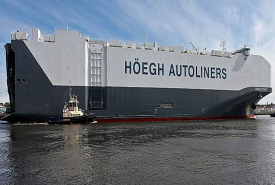 بزرگترین کشتی خودروبر جهان را ببینید