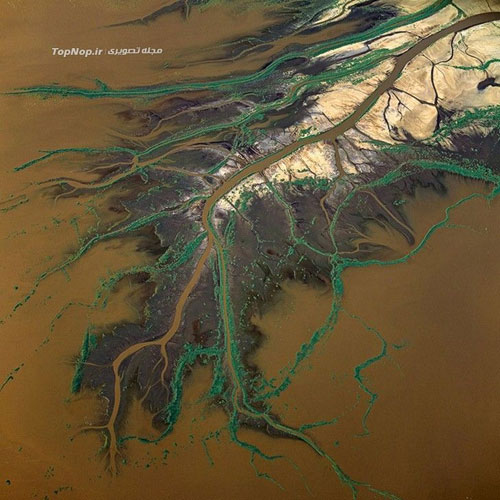 عکس های هوایی از مخازن آب زمین