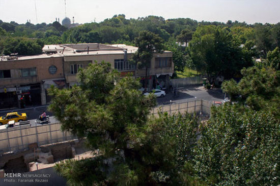 عكس: جزئیاتی درباره بقایای مشکوفه یک بنای تاریخی در اصفهان