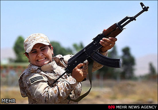 عکس: نبرد زنان پیشمرگه با داعش‎