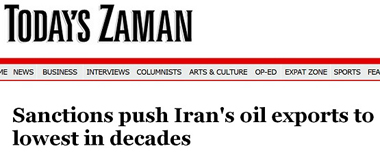 تحریم نفت ایران,تاثیرتحریمها بر صادرات نفت ایران