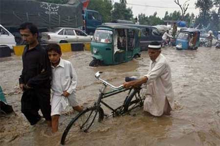 اخبار,اخبار حوادث , بارش باران در پاکستان 