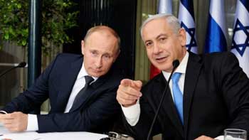 اسرائیل, پوتین, مقامات ارشد اسرائیل