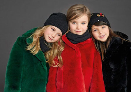 لباس زمستانی بچگانه دولچه و گابانا, طراحی لباس دولچه و گابانا