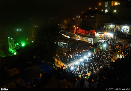 عکس: مراسم علم بندان در ماسوله