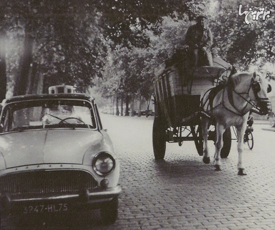 خیابان های پررونق پاریس در 1960