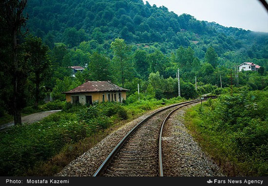 ایستگاه ها و مسیر راه آهن شمال کشور