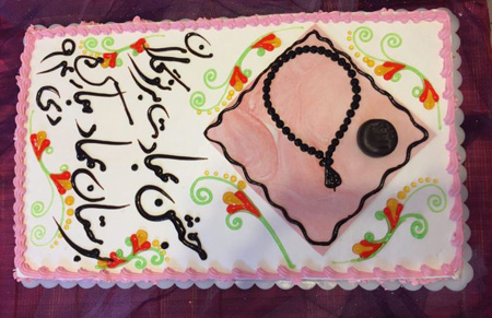 کیک جشن تکلیف,کیک جشن تکلیف دخترانه,طرح کیک جشن تکلیف