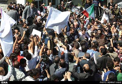 روحانی,تصاویر استقبال کنندگان رییس جمهور