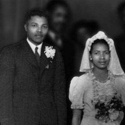 نلسون ماندلا, نلسون ماندلا و همسرش