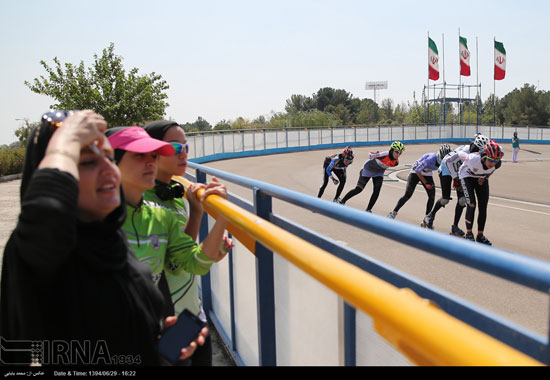 عکس: مسابقات اسکیت زنان ایران
