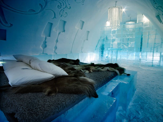 جاذبه و محبوبیت هتل برفی و یخی سوییس
