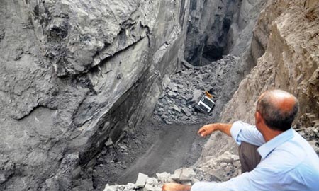 ریزش یک معدن ذغال در شهر سیرناک ترکیه