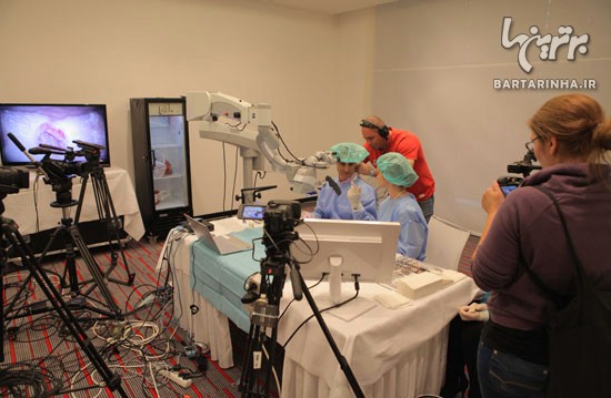 تکنیک جدید جراحی میکروسکوپی توسط محقق ایرانی به صورت زنده در 3 قاره پخش شد