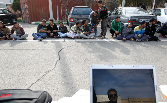 عکس: بازداتش اعضای باند سرقت در تهران