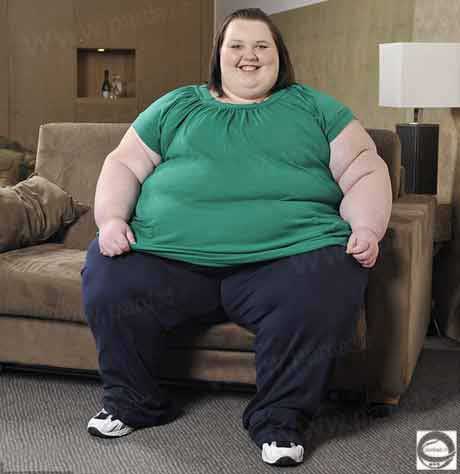 کلینیک لاغری , چاق ترین دختر بریتانیا