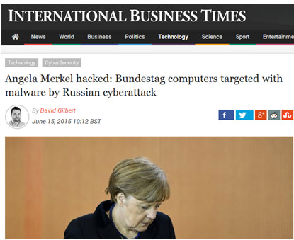 آنگلا مرکل، محبوب هکرهای روسی! +عکس