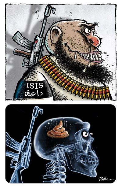 اخبار,اخباراجتماعی  ,نمایشگاه بین المللی کاریکاتور داعش 