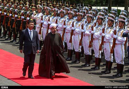 اخبار,اخبار سیاست خارجی ,مراسم استقبال رسمی از روحانی در چین