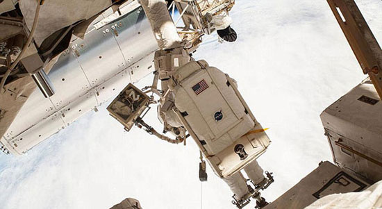 سلفی کوهنوردان آمریکایی در ایستگاه فضایی +عکس