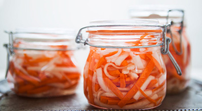 نحوه درست کردن ترشی هویج و ترب سفید,مواد لازم برای ترشی هویج و ترب سفید