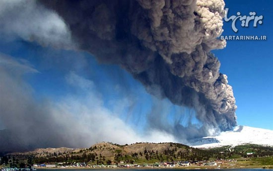 تصاویری بسیار جالب از فعالیت آتشفشان