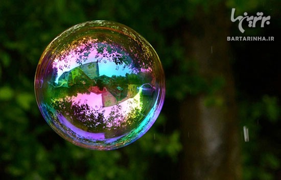 تصاویری زیبا از انعکاس طبیعت در حباب