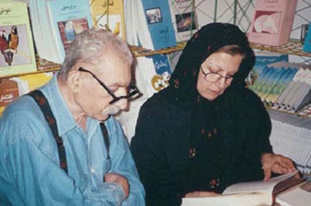 اخبار , اخبار فرهنگی,تصاویر نادر ابراهیمی و همسرش,گفتگو با همسر نادر ابراهیمی