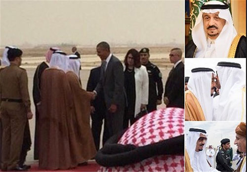اتفاقی عجیب هنگام ورود اوباما به عربستان