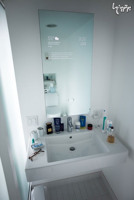 تبدیل آینه حمام به ک دستگاه های-تک از آینده