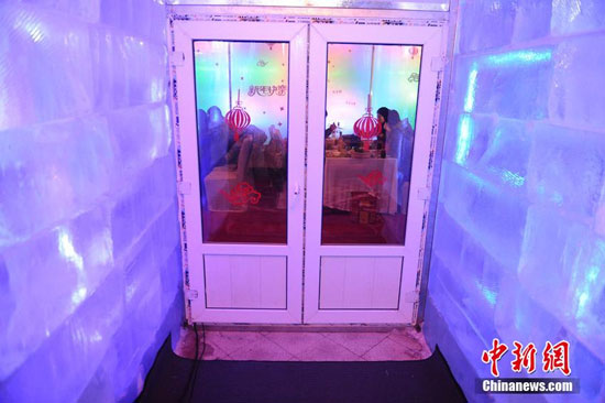 رستوران یخی در شهر چانگ چون+ تصاویر