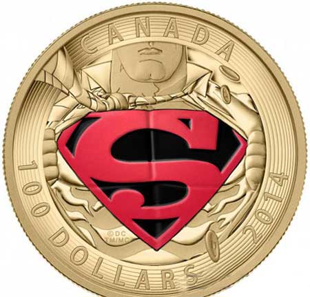 اخبار,اخبار گوناگون,ضرب سکه‌ با تصویر «سوپرمن» در کانادا