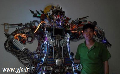 ساخت ربات با آهن , ربات با آهن قراضه